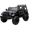 Pilots Kids Jeep Elettrica Bambini 12V Gravity Nero Metallizzato 2 Posti Telecomando