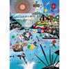 APPLEONE Puzzle 500 pezzi Genova Mare 38x53 cm JP