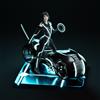 CA3D Studios Quorra Tron Modello in Resina Stampato 3D da assemblare e dipingere Figure