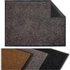Flandria Tappeto d'ingresso antipolvere, zerbino per porta corridoio, antiscivolo, assorbente e lavabile, 40 x 60 cm, grigio antracite