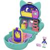 Polly Pocket-GTM61 Flip Cat Playset con Mini Bambole, Multicolore, GTM61