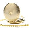 Orologio da taschino meccanico vintage con catena fob lussuosa cassa oro