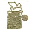 Borsa tracolla donna uncinetto artigianale con cordoncino chiusura H57