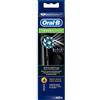 Oral-B Crossaction Testine di Ricambio per Spazzolino Elettrico Ricaricabile Nere in Confezione da 4, Testine Rotonde dal Design Professionale per Pulire Ogni Dente, Edizione in Nero, Versione Vecchia