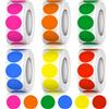 Gicare 3000 Pezzi Bollini Adesivi Colorati, 20mm Etichette Adesive Rotonde Colorate, Ro