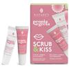 Nature's Peonia Segreta Scrub & Kiss Kit con Scrub e Balsamo per le Labbra