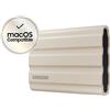 Samsung Memorie Samsung MU-PE2T0K/EU T7 Shield SSD Portatile da 2TB, USB 3.2 Gen.2, beige, compatibile con Mac, iPhone e iPad