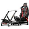 NEXT LEVEL RACING POSTAZIONE DI GUIDA GTTRACK CON SUPPORTI PER VOLANTE E PEDALIE