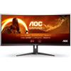 AOC CU34G2XE 34 Monitor PC curvo WQHD Pannello VA 144Hz 1ms 1 HDMI 1DP Adaptive