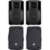 RFC RCF ART 715-A MK5 +COVER coppia casse attive 15" 1400 watt picco cad.per DJ live