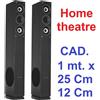 FENTON DIFFUSORI PAVIMENTO CASSE HOME CINEMA THEATRE ALTOPARLANTI HIFI 3 VIE 500W