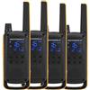 MOTOROLA T82 EXTREME WALKIE TALKIE 16 CANALI RAGGIO 10.000MT CONF 4 Pz.NERO/ARAN