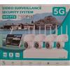 KIT videosorveglianza wireless 4g NVR 4CH Combo 4 telecamere HD WIFI PTZ 5MP ip6