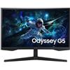 Samsung Monitor 27" ( LED 2K 1440p QHD 165Hz ) ODYSSEY G5 Curvo Black