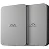 LA CIE LACIE MOBILE DRIVE V2 (2022) HDD 4.000GB 2.5" USB 3.1-C SILVER