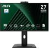 MSI MICROSTAR MON 27IPS WQHD BK MM PVT DOCK WEBC MSI PRO MP275QPDG 1MS 100HZ WEB