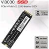 VERBATIM Vi3000 SSD 2.000GB M.2 NVMe PCIe Gen 3.0 x 4 LETTURA 3.300 MB/s-SCRITTU