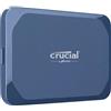 CRUCIAL X10 SSD 2TB ESTERNO PORTATILE CRITTOGRAFATO USB-C 3.2 GEN 2X2 - 256 BIT