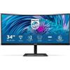 PHILIPS MONITOR CURVO 34 LED VA 21:9 3440X1440 1MS 350 CDM, USB-C, ALTEZZA, DP/H