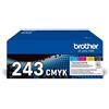 Brother TN-243CMYK cartuccia toner 1 pz Originale Nero, Ciano, Magenta, Giallo
