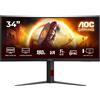 Aoc Monitor PC Gaming 34" WQHD VA Curvo 300 cd/m2 1ms HDMI DisplayPort G4 CU34G4 Aoc