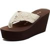 Rocket Dog Uncinetto per Immersioni, Sandali con Tacco Donna, Crochet Nature, 39 EU