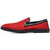 Dolce & Gabbana Pre-Owned - Mocassini in pelle - Uomo - pelle/tessuto/gomma - 6 - Rosso