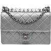 CHANEL Pre-Owned - Borsa a tracolla Chic Pearls Flap piccola metallizzata 2020 - Donna - pelle di capra - Taglia unica - Argento