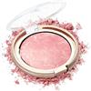 Lestpola Rouge Powder Pink Silver Shimmer Blush in polvere, Rouge scintillante per trucco, Colore intenso, Resistente all'acqua e al sudore, Fard per trucco a lunga tenuta, Adatto a vari tipi di pell