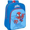 safta SPIDEY - Zaino scolastico per bambini animato, ideale per bambini e scuola, comodo e versatile, qualità e resistenza, 26 x 11 x 34 cm