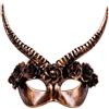 BIGIEMME Maschera mezza viso mama legba figlia di satana - halloween