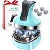 TJXVX Massaggiatore Cuoio Capelluto Elettrico Senza Fili, Impermeabile IPX7, 4 Testine Rotanti per Massaggio Rilassante Profondo, Anti-Stress e Promozione Crescita Capelli