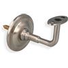Amig - Supporto per Ringhiera Scale | Acciaio | Resistente alla ruggine e alla corrosione | Per Interni ed Esterni | Colore: Argento | Dimensioni: Ø 70 x 75 x 45 mm