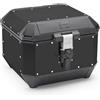 Kappa Bauletto Monokey Moto Kappa KMS44A K'MISSION Alluminio Nero-