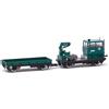 RIVAROSSI HR2913 BASF, draisina KLV 53, livrea verde