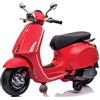 Piaggio Vespa elettrica Piaggio rossa per bambini 12V scooter elettrico bambino rotelle