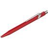 Caran d'Ache 849 Metal Range - Bolígrafo retráctil (aluminio, cartucho de tinta rojo), diseño con forma hexagonal, color rojo