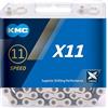 KMC Catena a 11 velocità X11 (la confezione può variare)