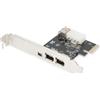 Digitus Digitus Scheda PCI Express, Firewire 1394a [3+1 porte] (PCIE CARD FIREWIRE 1394A 3 PORT - 1X EXT 1394MINI 2X EXT 1394A I) DS-30201-5
