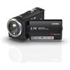 Generic Videocamera digitale portatile, 50 MP, 2,7 K, HD, mini videoregistratore DV portatile con schermo da 3 pollici, zoom 16x, fotocamera per vlogging per casa e viaggio