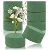 CTYUEYUN 8 Pezzi Spugna per Fiori,Spugna Verde per Fiori 8 X 4 Cm,Blocchi di Schiuma Floreale per Fiori Artificiali,Schiuma Floreale Bagnata,per Artigianato per Feste, Matrimoni