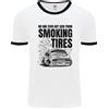 Fruit of the Loom Maglietta Ringer Da Uomo Con Pneumatici In Fiamme E Drift