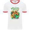 Fruit of the Loom Magiche Funghetti LSD ACIDO Viaggio Maglietta Ringer Uomo