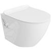 LaVita Salto vaso con sedile bidet sospeso senza brida con scarico a vortice bianco 5900378344094