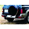 ARRIGONI Coppia tubi di protezione posteriore inox 42mm Nissan Patrol GR dal 1998 al 2002