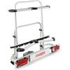 FABBRI Carrello portasci snowboard universale per gancio traino. Con antifurto