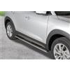 ARRIGONI Pedane laterali ovali in acciaio inox lucido Hyundai Tucson dal 2015
