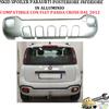 Sar Per Fiat Panda Cross dal 2012 Skid Spoiler Paraurti Posteriore inf. in Alluminio