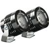 LAMPA Coppia fari ausiliari a led 12V 1800lm in alluminio - Nero