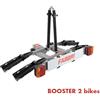 FABBRI Portabici booster 2 bici posteriore in alluminio per gancio traino